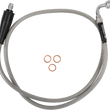 Load image into Gallery viewer, Moose Offroad Stainless Steel Braided Clutch Line - G06-3-005/P fits Gas Gas TXT - Side View