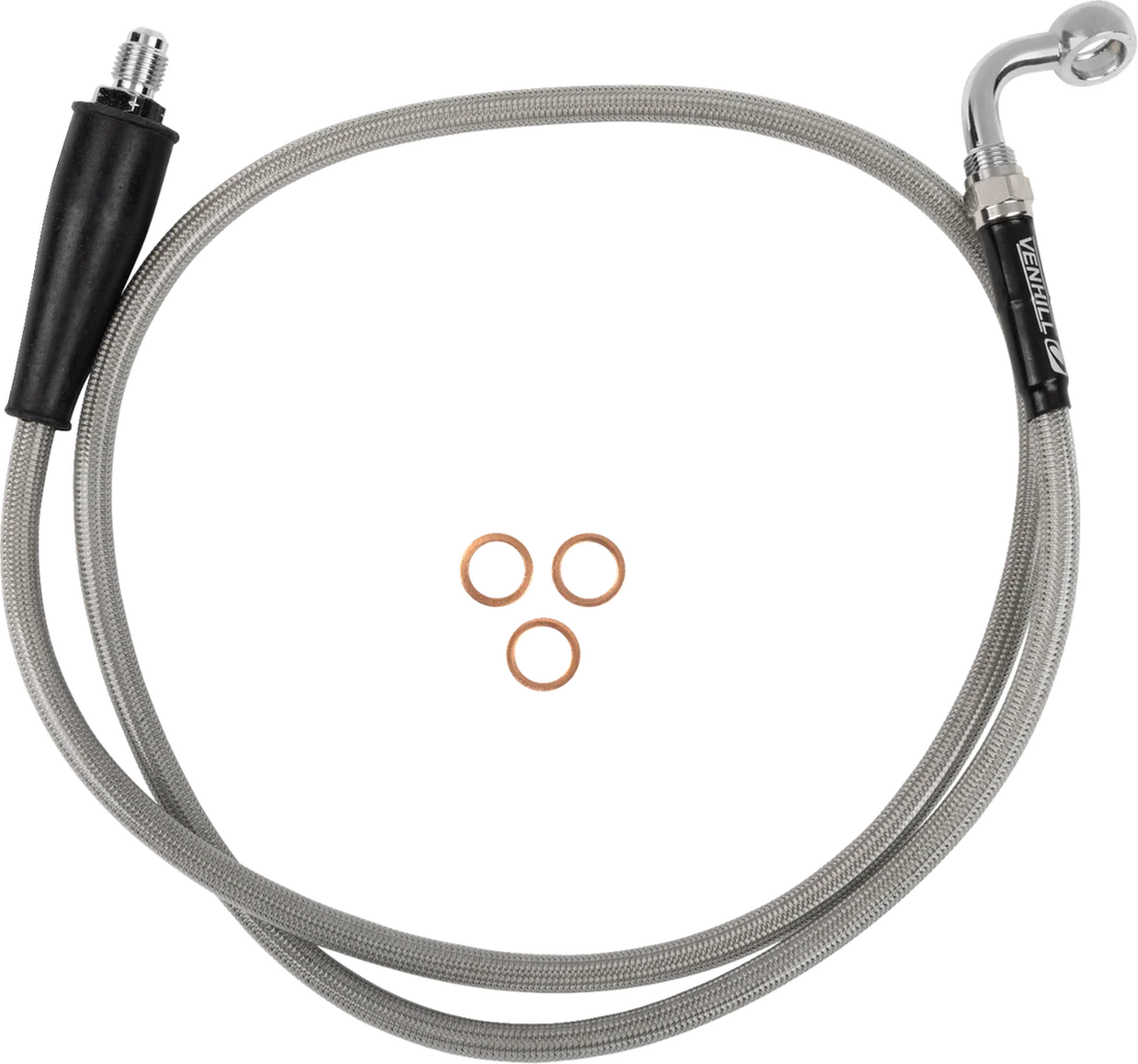 Moose Offroad Stainless Steel Braided Clutch Line - G06-3-005/P fits Gas Gas TXT - Side View
