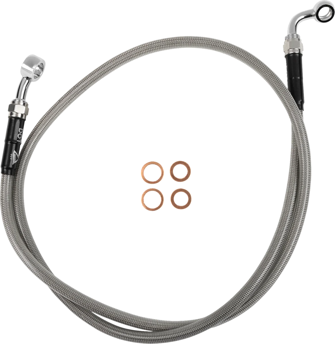 Moose Offroad Stainless Steel Braided Clutch Line - Gas Gas/Husqvarna H01-3-021/P - Side View