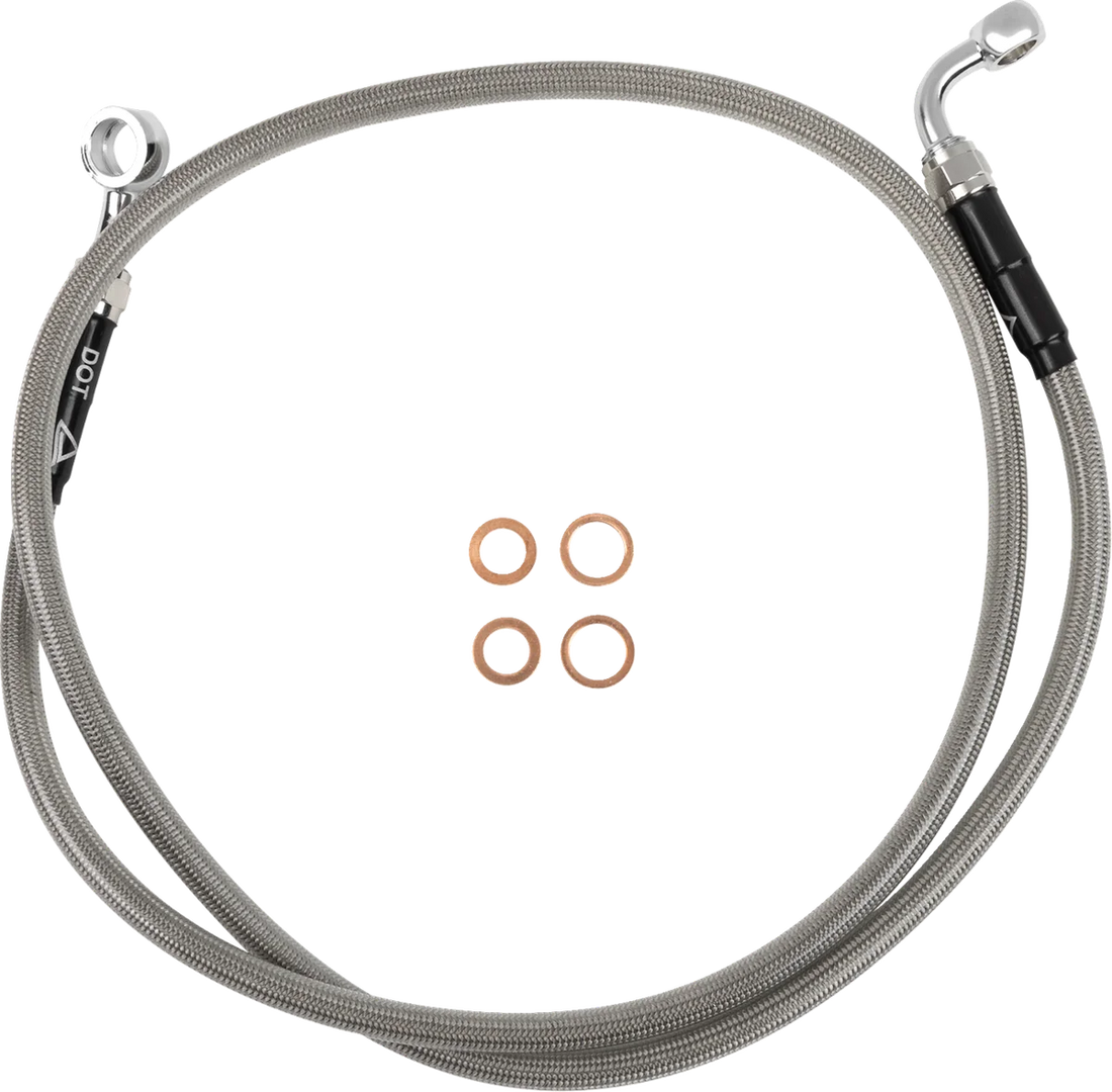 Moose Offroad Stainless Steel Braided Clutch Line - Gas Gas/Husqvarna H01-3-025/P - Side View