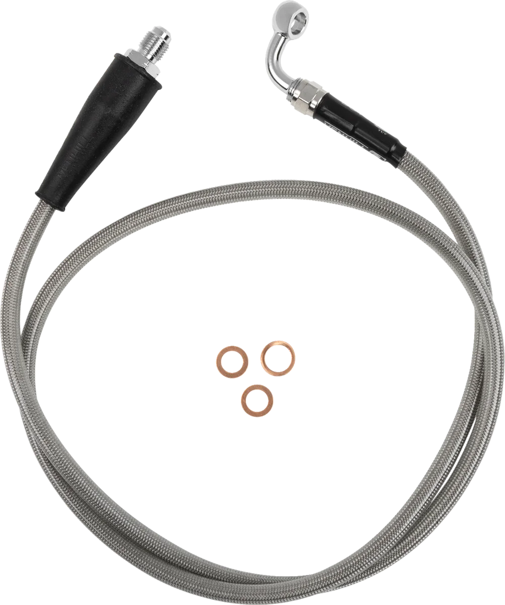 Moose Offroad Stainless Steel Braided Clutch Line - H01-3-023/P fits Husqvarna - Side View