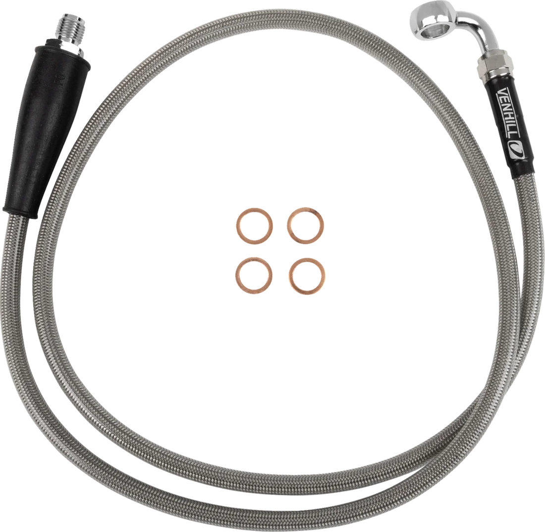 Moose Offroad Stainless Steel Braided Clutch Line - H01-3-032/P fits Fe/fs 450 - Side View