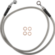 Load image into Gallery viewer, Moose Offroad Stainless Steel Braided Clutch Line - H02-3-074/P fits Honda CRF450 - Side View