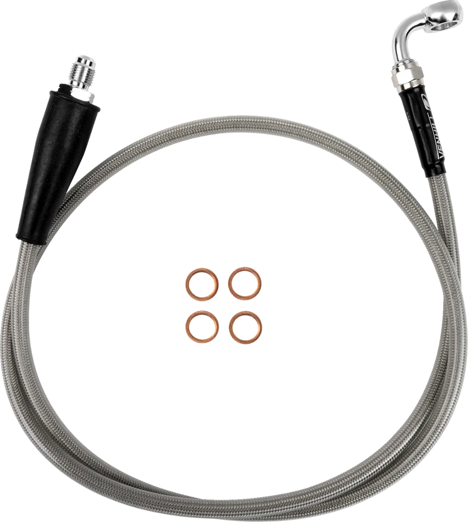 Moose Offroad Stainless Steel Braided Clutch Line - K01-3-001/P fits Ktm - Side View