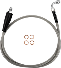 Load image into Gallery viewer, Moose Offroad Stainless Steel Braided Clutch Line - K01-3-001/P fits Ktm - Side View