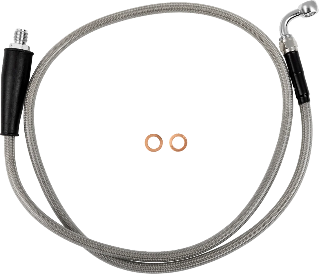 Moose Offroad Stainless Steel Braided Clutch Line - K01-3-039/P fits Ktm / Husqvarna - Side View