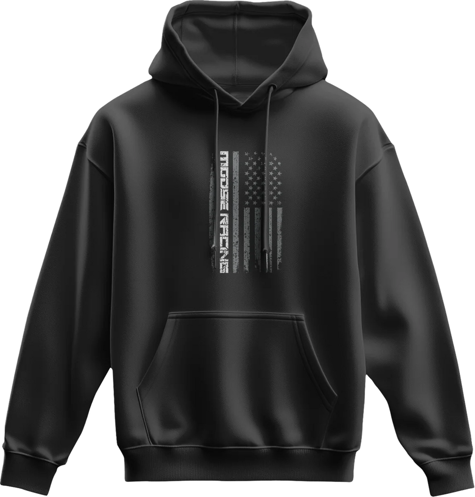 Moose Offroad Stars and Stripes Forever Hoodie - Black - Small 3050-6954 - Main Product View