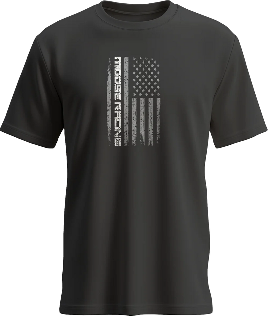 Moose Offroad Stars and Stripes Forever T-Shirt - Black - Large 3030-24425 - Main Product View