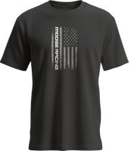 Load image into Gallery viewer, Moose Offroad Stars and Stripes Forever T-Shirt - Black - Large 3030-24425 - Main Product View