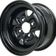Load image into Gallery viewer, Moose Offroad Steel Wheel - Black - 12x7 - 4/110 - 2+5 MO12070240 - Side View