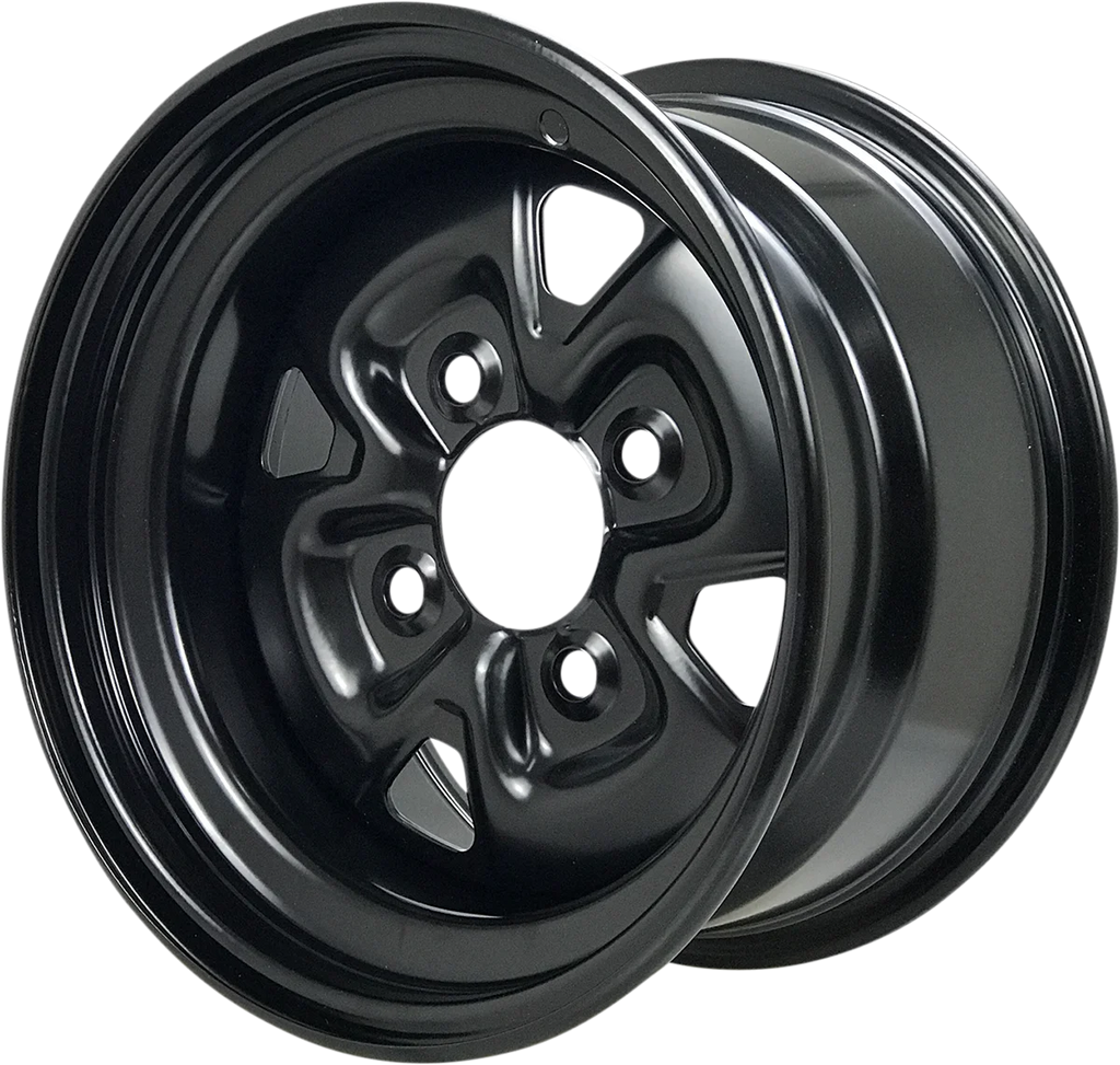 Moose Offroad Steel Wheel - Black - 12x7 - 4/110 - 4+3 MO12070108 - Side View