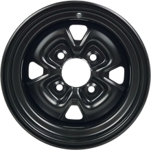 Load image into Gallery viewer, Moose Offroad Steel Wheel - Black - 12x7 - 4/156 - 4+3 MO12070103 - Detail View
