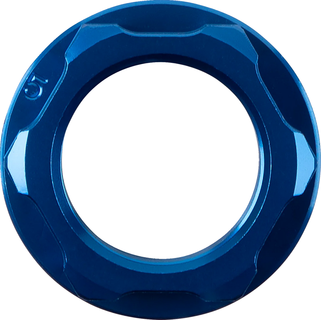 Moose Offroad Steering Stem Nut - Blue C23-4244L - Main Product View
