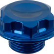 Load image into Gallery viewer, Moose Offroad Steering Stem Nut - Blue C23-5241L - Main Product View