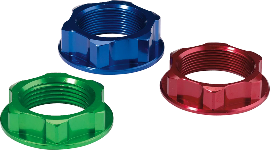 Moose Offroad Steering Stem Nut - Green C23-2241GN - Main Product View