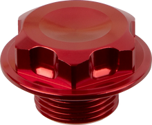 Load image into Gallery viewer, Moose Offroad Steering Stem Nut - Red C23-5241R - Main Product View