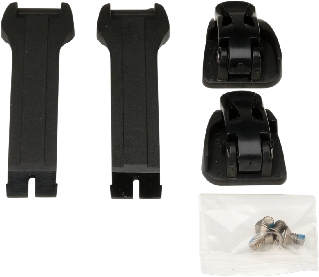 Moose Offroad Strap/Buckle Kit - Long - Black 3430-0845 - Side View