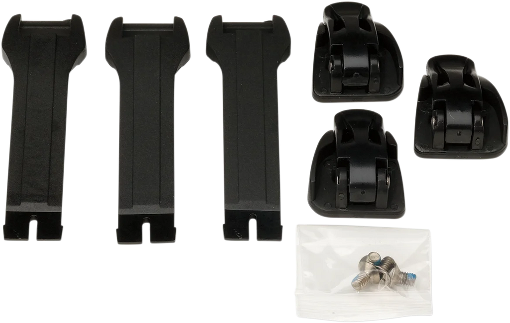 Moose Offroad Strap/Buckle Kit - Youth - Short - Black 3430-0842 - Main Product View