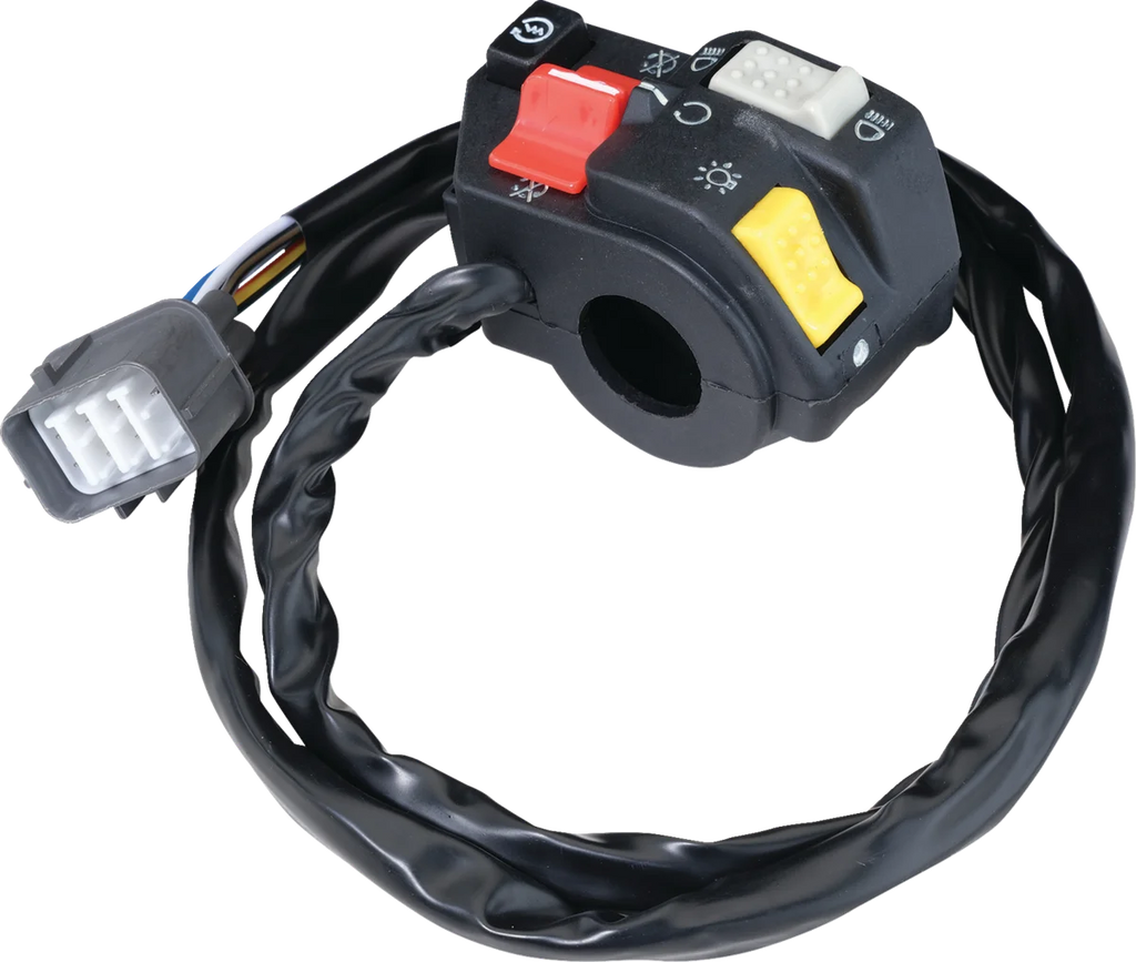 Moose Offroad Switch Block Assembly - Honda 400-1262-PU - Side View