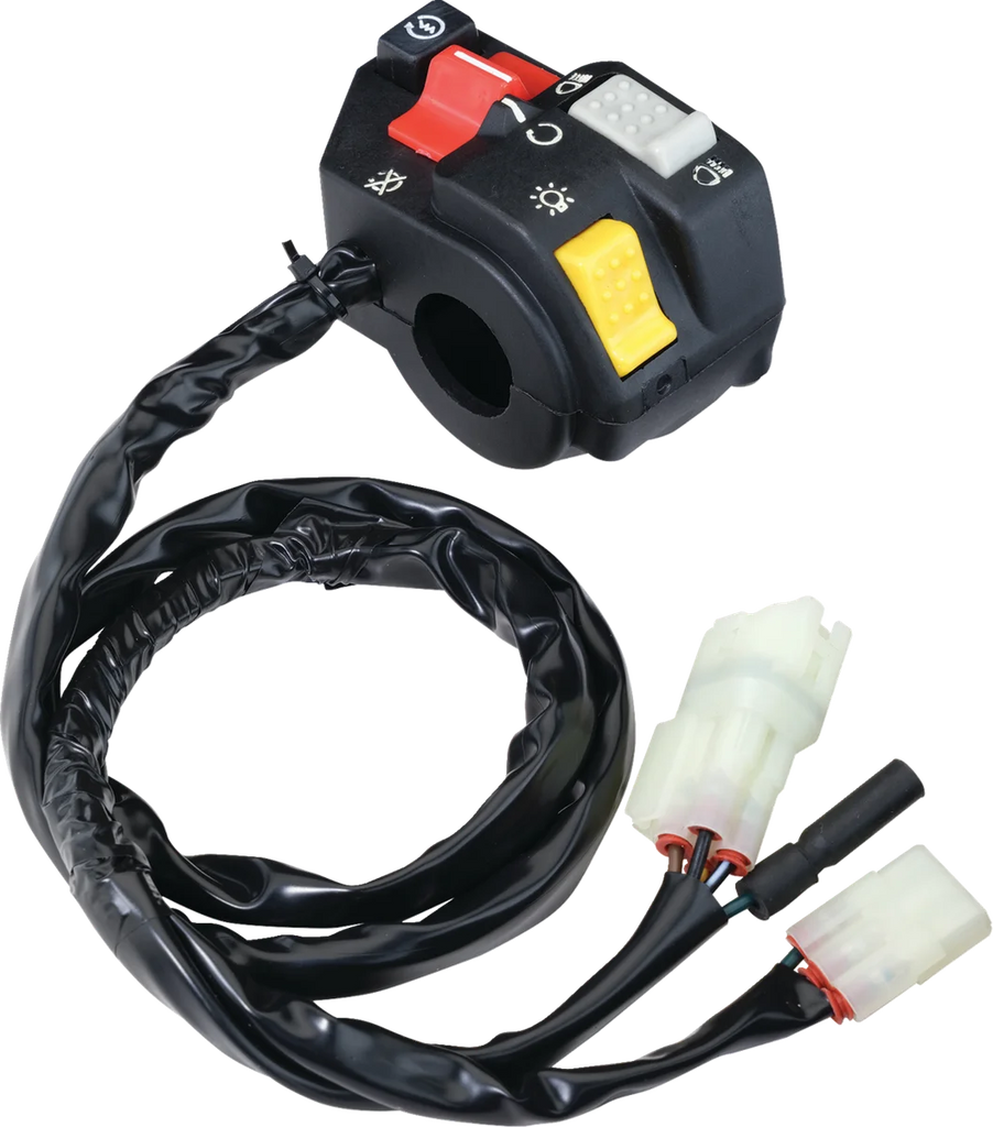 Moose Offroad Switch Block Assembly - Honda 400-1263-PU - Side View
