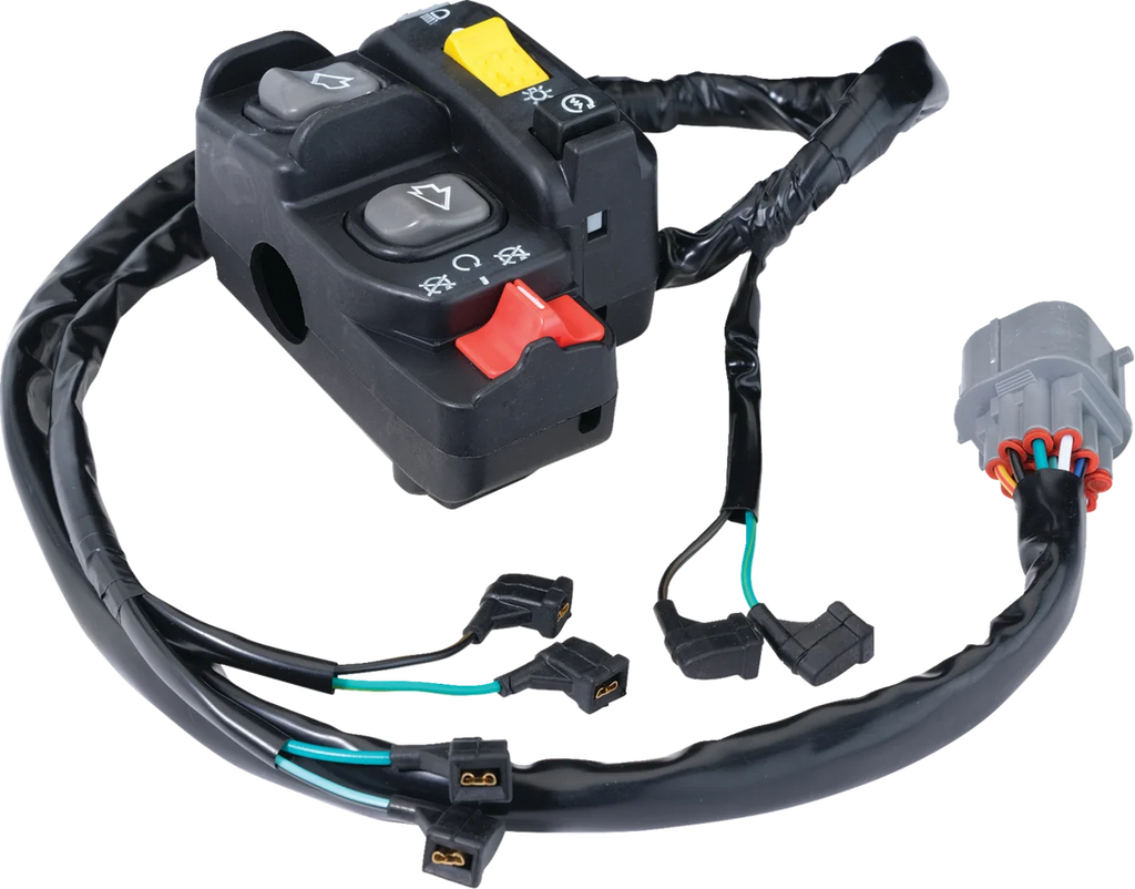 Moose Offroad Switch Block Assembly - Honda 400-1269-PU - Side View