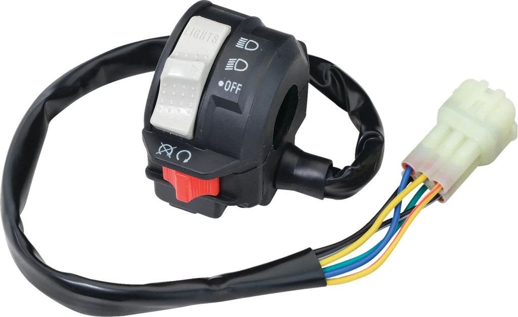 Moose Offroad Switch Block Assembly - Yamaha 700-1306-PU - Side View