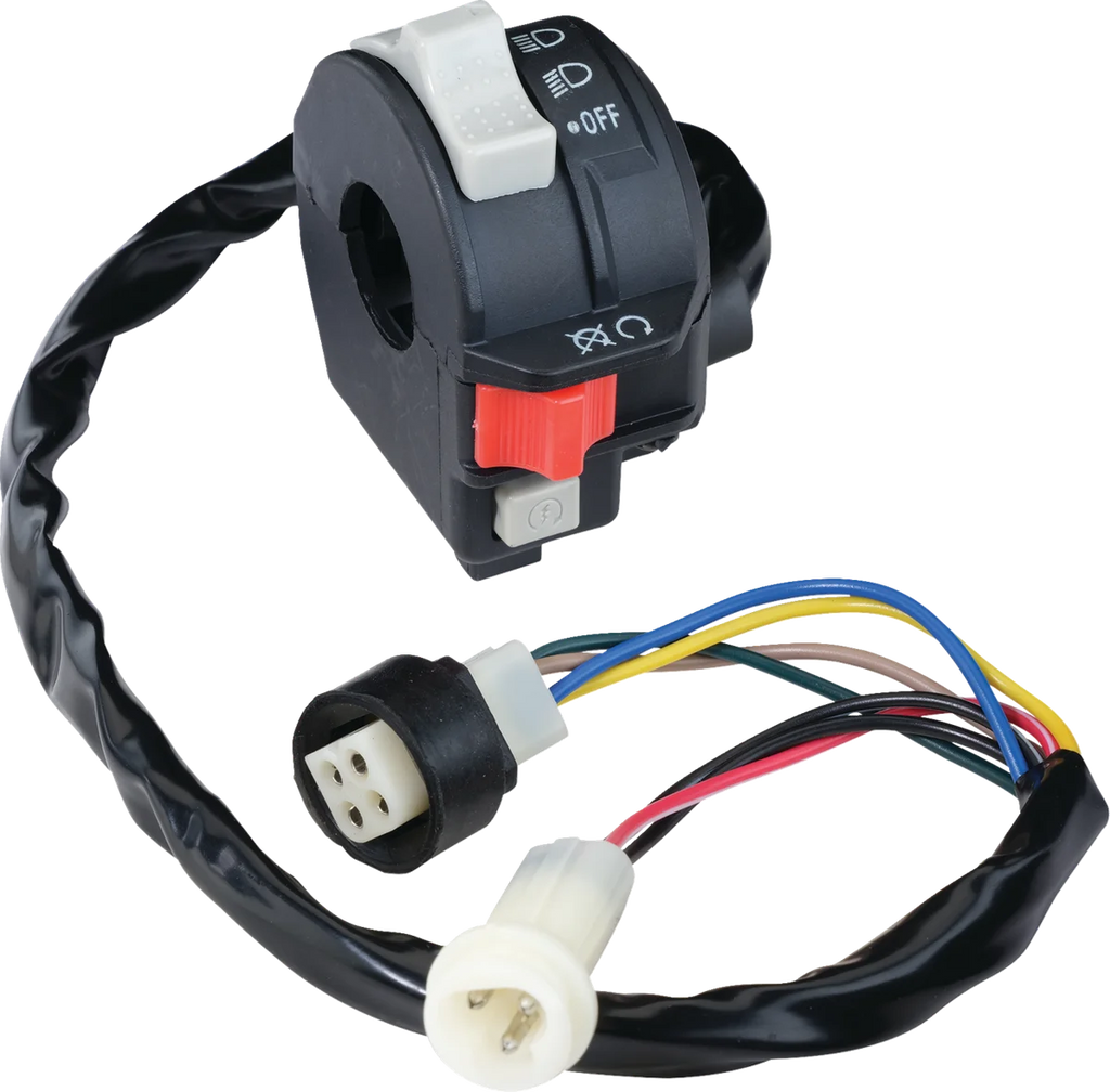 Moose Offroad Switch Block Assembly - Yamaha 700-1311-PU - Side View