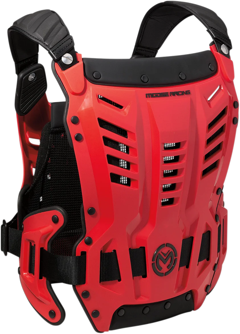 Moose Offroad Synapse Lite Protector - Red/Black - M/L 2701-0996 - Side View