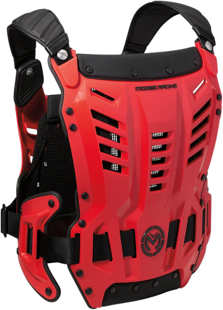 Moose Offroad Synapse Lite Protector - Red/Black - M/L 2701-0996 - Side View