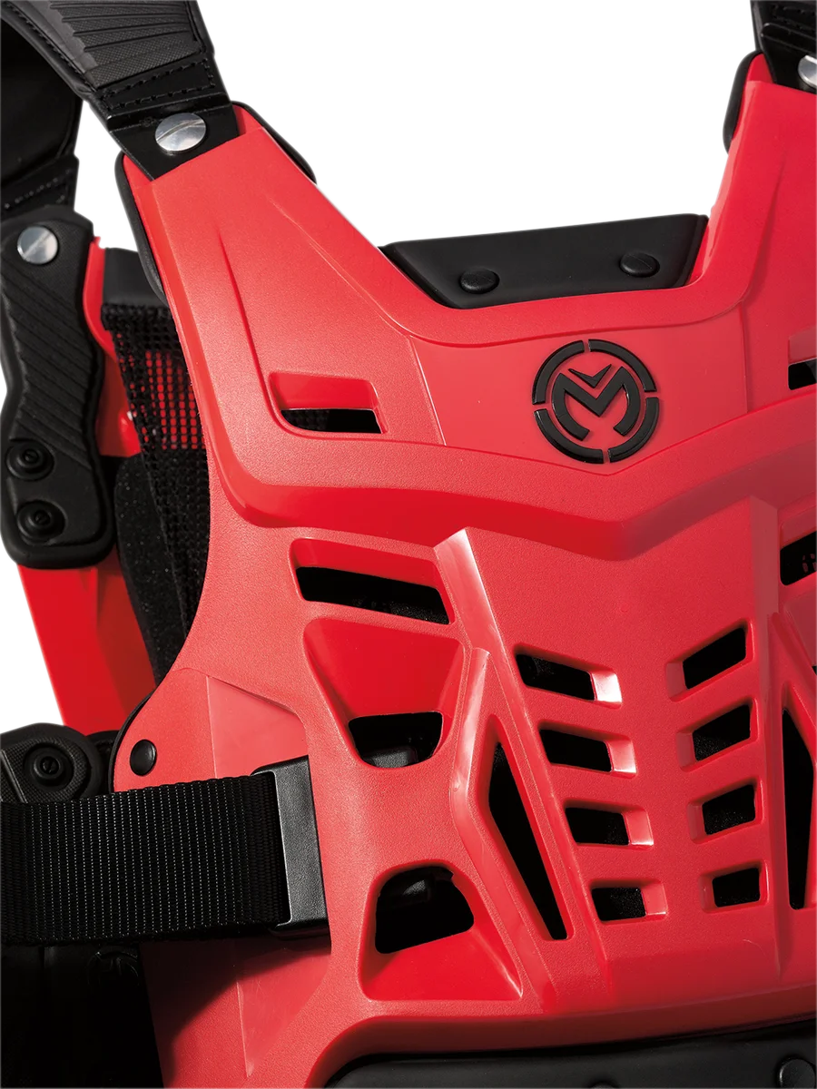 Moose Offroad Synapse Lite Protector - Red/Black - M/L 2701-0996 - Back View