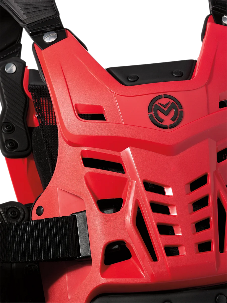 Moose Offroad Synapse Lite Protector - Red/Black - M/L 2701-0996 - Back View