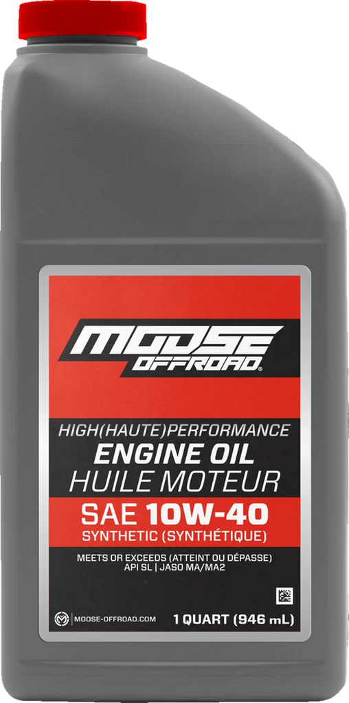 Moose Offroad Synthetic Engine Oil - 10W-40 - 1 US quart 219380 - Main Product View