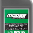 Load image into Gallery viewer, Moose Offroad Synthetic Engine Oil - 10W-50 - 1 US quart 219381 - Main Product View
