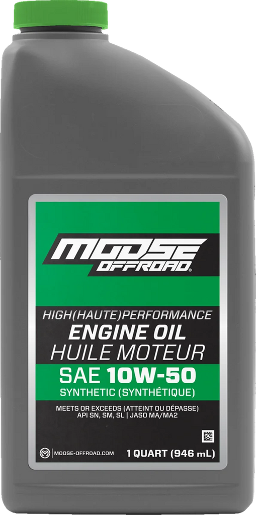 Moose Offroad Synthetic Engine Oil - 10W-50 - 1 US quart 219381 - Main Product View