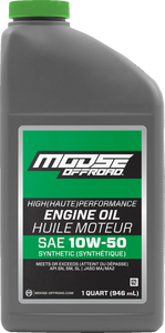 Moose Offroad Synthetic Engine Oil - 10W-50 - 1 US quart 219381 - Main Product View