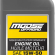 Load image into Gallery viewer, Moose Offroad Synthetic Engine Oil - 15W-50 - 1 US quart 219382 - Main Product View