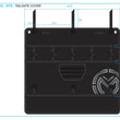 Load image into Gallery viewer, Moose Offroad Tailgate Cover 3930-0026 - Side View