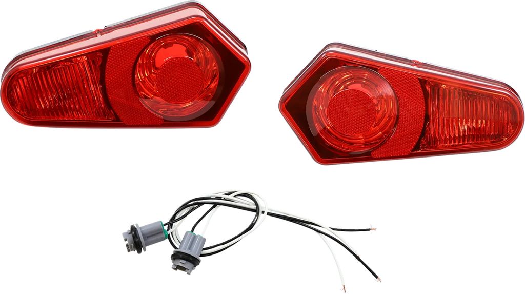 Moose Offroad Taillight - 100-3451-PU fits Polaris - Side View
