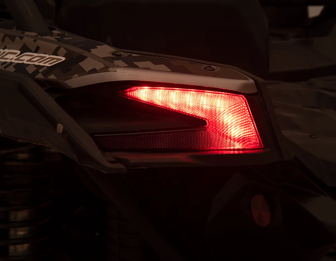 Moose Offroad Taillights - LED - Can-Am X3 - Black 500-3359-PU - Additional View 7