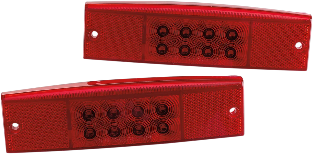 Moose Offroad Taillights - LED - Red 100-2350-PU fits Polaris Ranger Mid - Main Product View