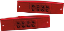 Load image into Gallery viewer, Moose Offroad Taillights - LED - Red 100-2350-PU fits Polaris Ranger Mid - Main Product View