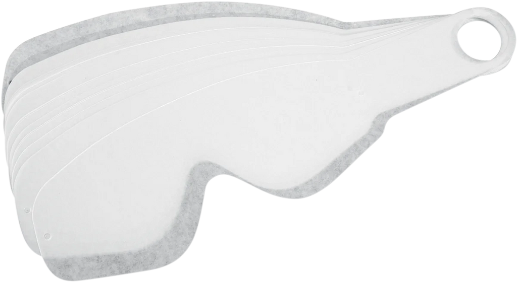 Moose Offroad Tear-Offs - Scott - High Voltage - 20 Pack 11-20-19 - Side View