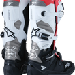 Load image into Gallery viewer, Moose Offroad Tech 7 Boots - Black/White/Red - US 7 0212024-1225-7 - Installation View