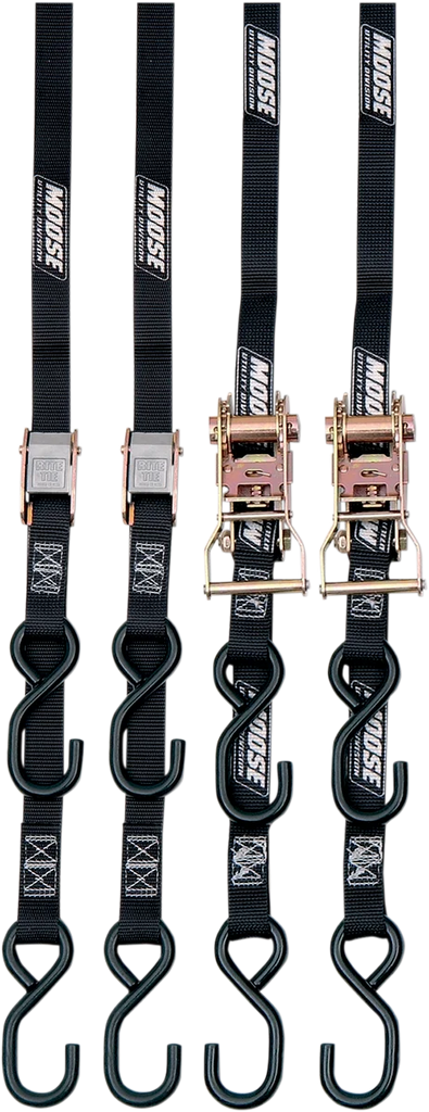 Moose Offroad Tie-Down - Black - Quad Pack 3920-0300 - Main Product View