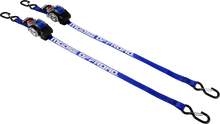 Load image into Gallery viewer, Moose Offroad Tie Down - Retractable Ratchet - 1" x 10' - Blue 3920-0552 - Main Product View