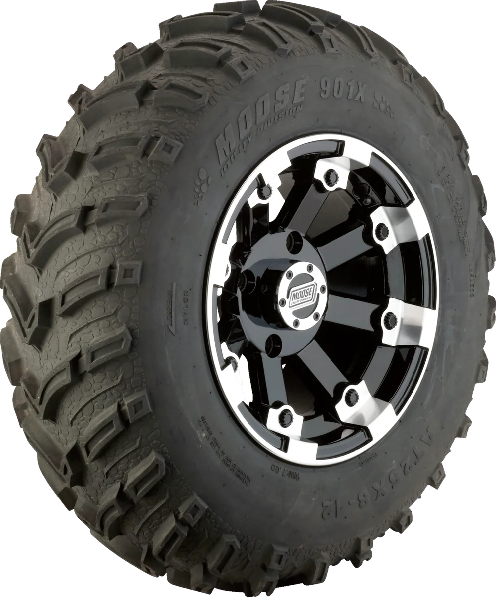 Moose Offroad Tire - 901X - Front/Rear - 25x10-12 - 6 Ply WVS30012510126 - Side View