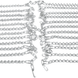 Load image into Gallery viewer, Moose Offroad Tire Chains - 8 V-Bar - 14.5" W x 52" L - Pair 8V00 - Main Product View