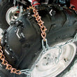 Load image into Gallery viewer, Moose Offroad Tire Chains - 8 V-Bar - 14.5" W x 52" L - Pair 8V00 - Back View