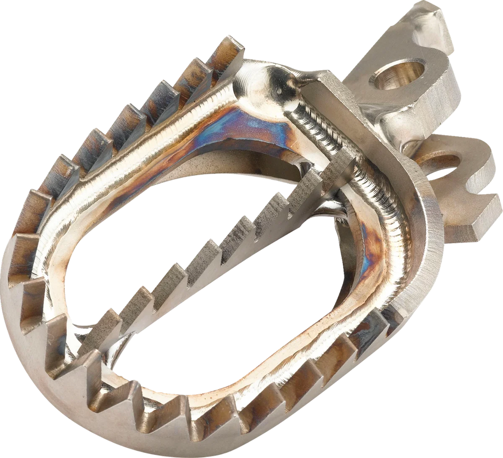 Moose Offroad Titanium Footpegs 50610-SPTF-00S fits Suzuki - Side View