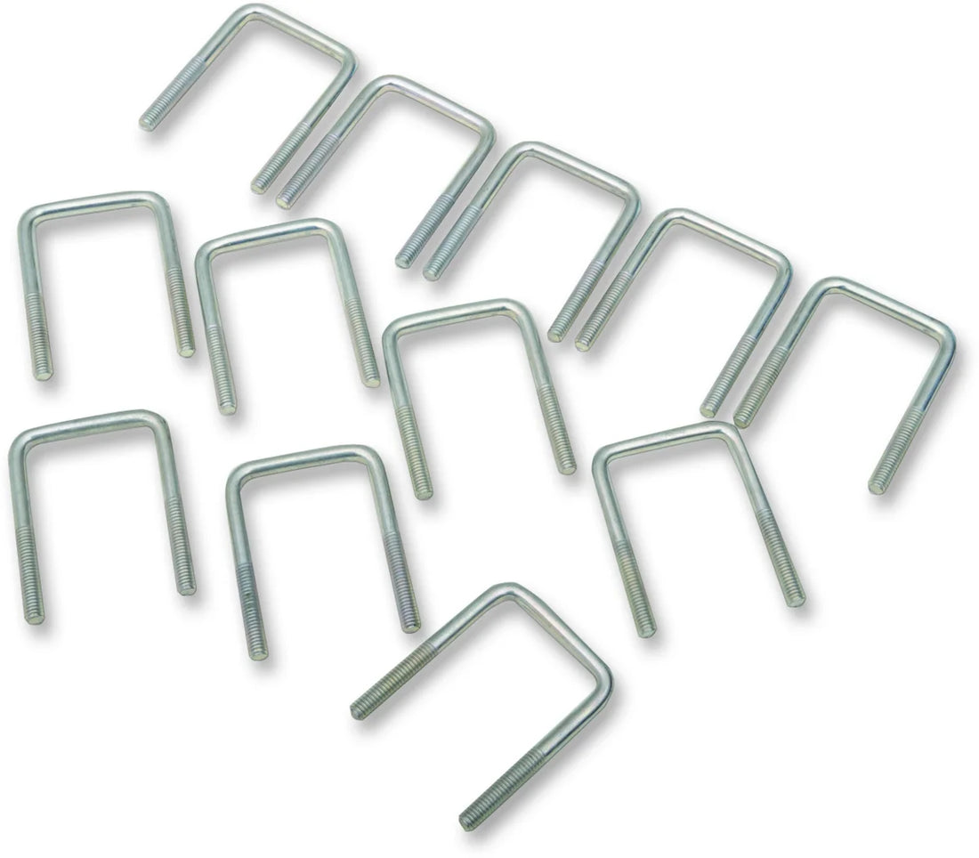 Moose Offroad U-Bolt - Square - 5/16" x 2" x 3" BB26PF - Side View